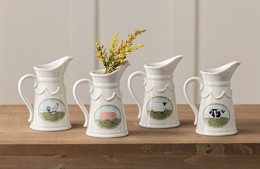 Farm Mini Pitcher Vase