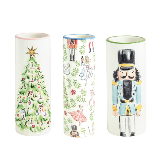 Nutcracker Bud Vases