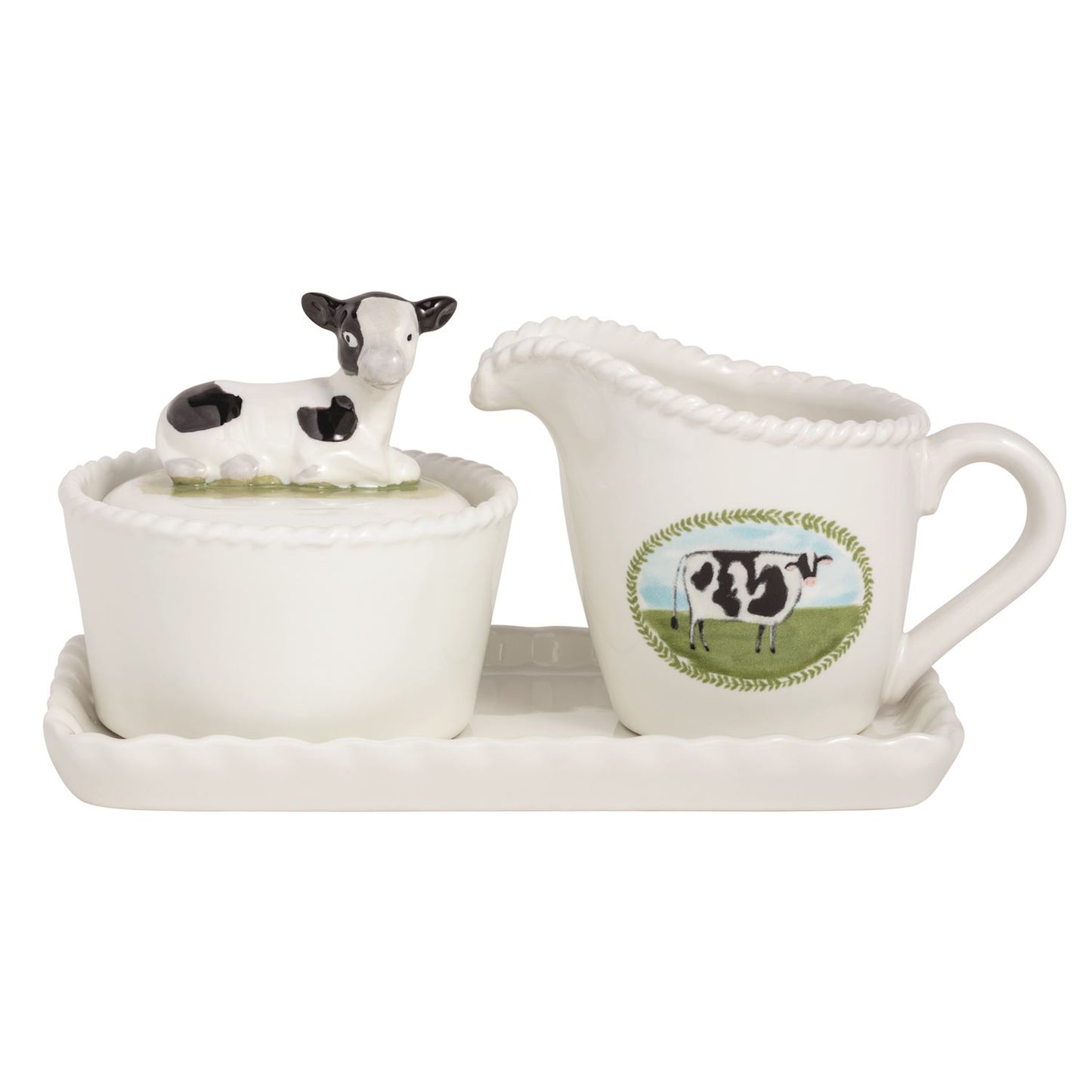 Farm Cream & Sugar Set