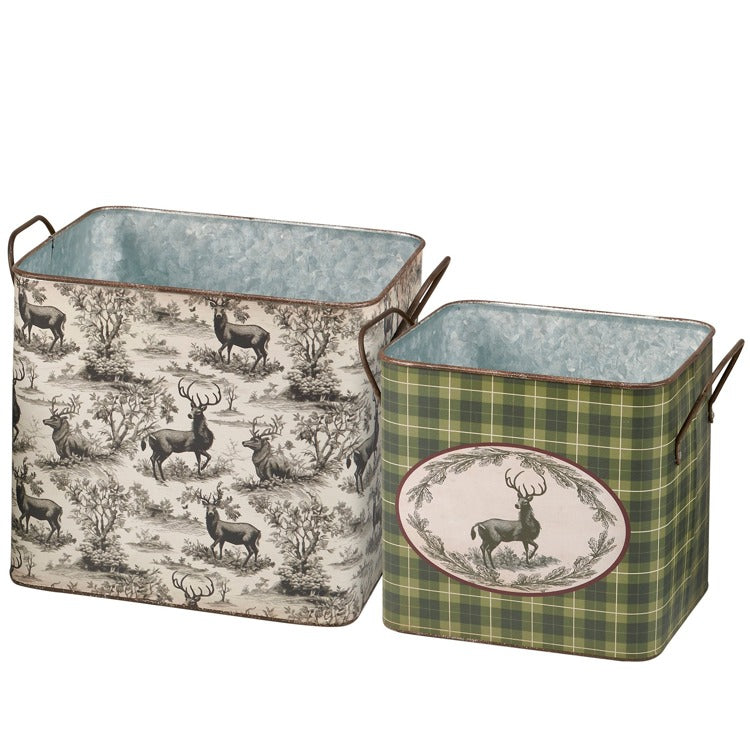Deer Toile Bin