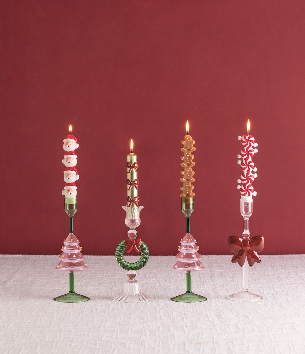 Christmas Mini Taper Candle Sets
