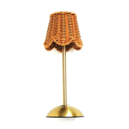 Rattan Shade LED Lamp