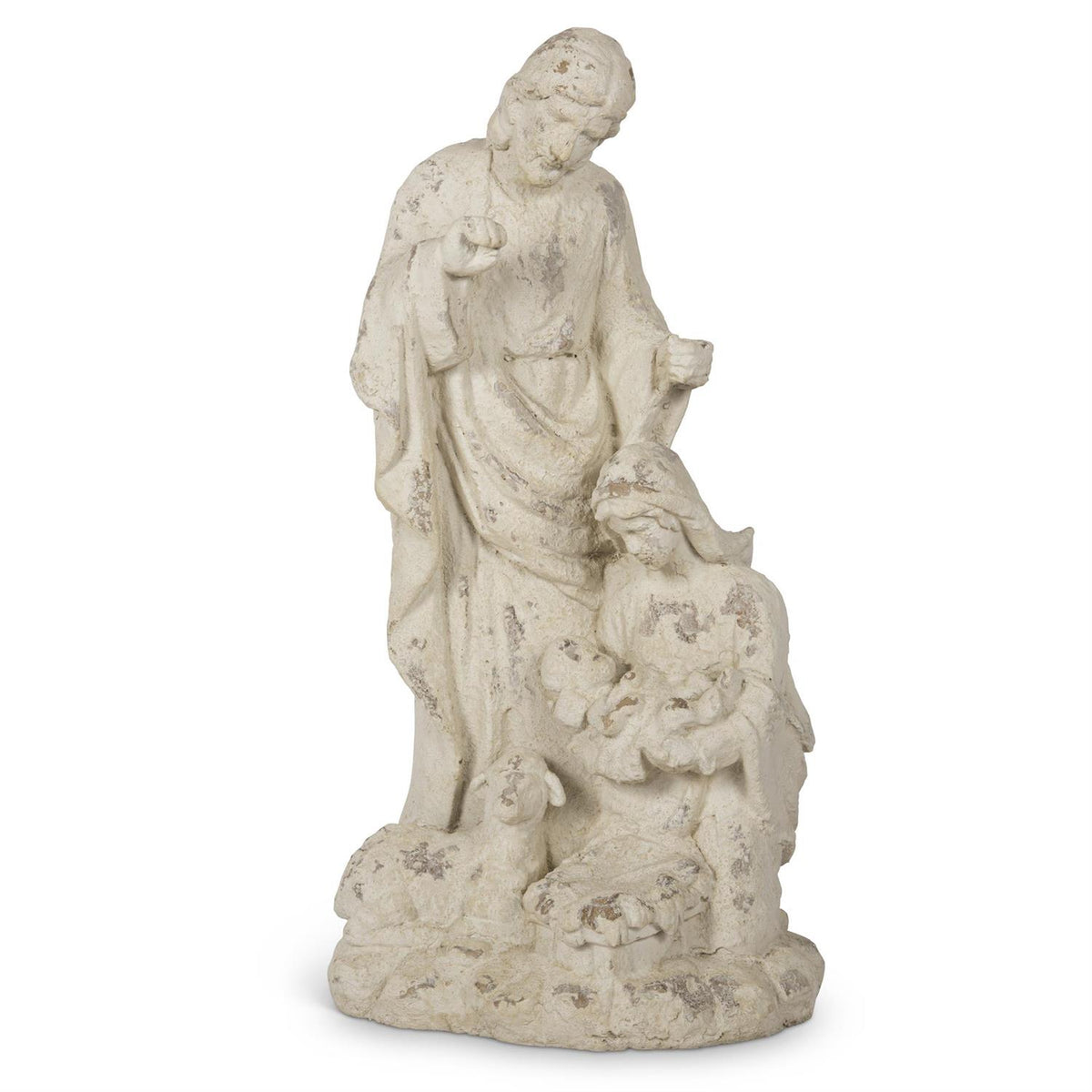 Cream Resin Nativity