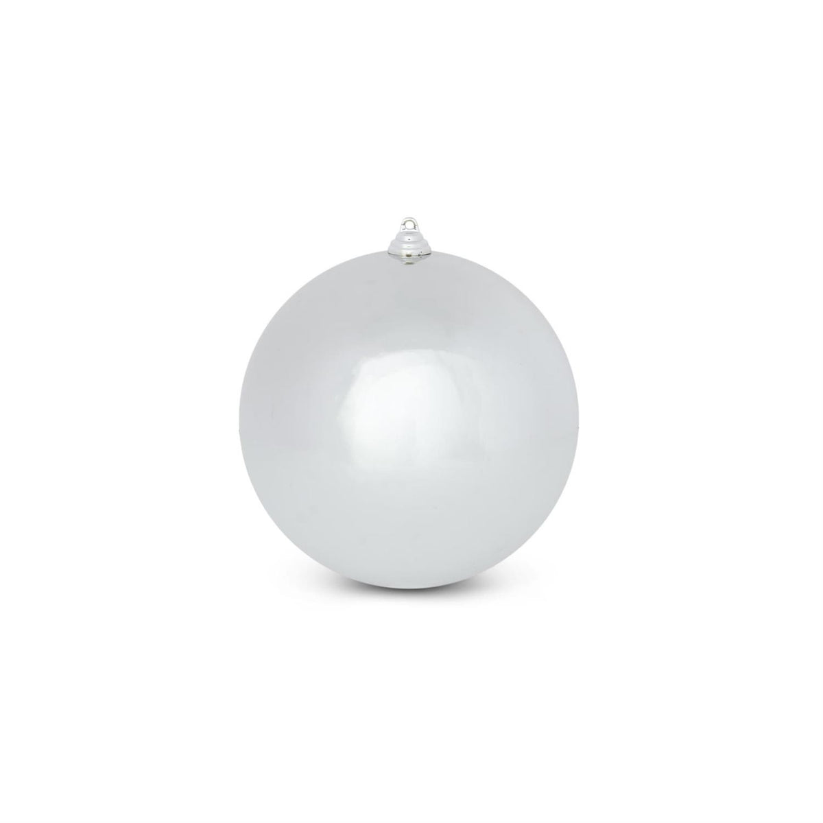 Round Silver Ornament