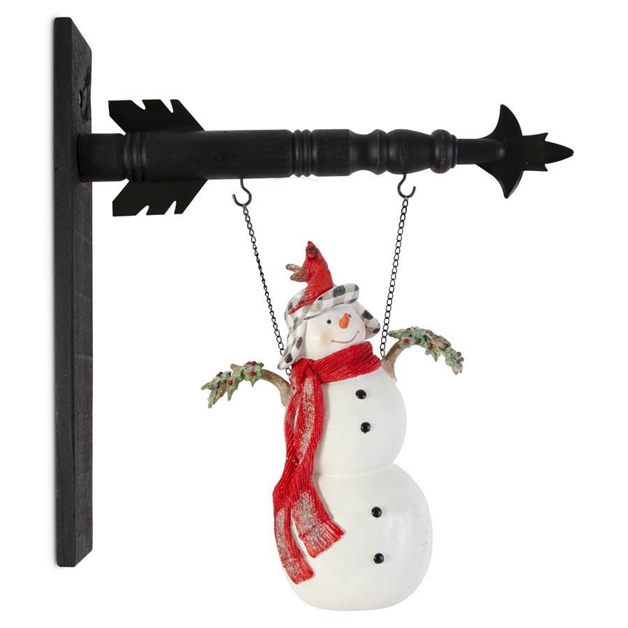 Glittered Resin Snowman Arrow Replacement