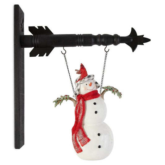 Glittered Resin Snowman Arrow Replacement