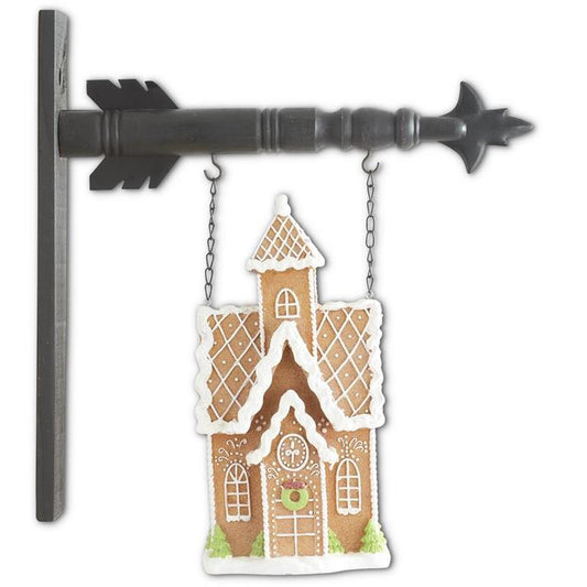 13 Inch Frosted Gingerbread House Arrow Replacement