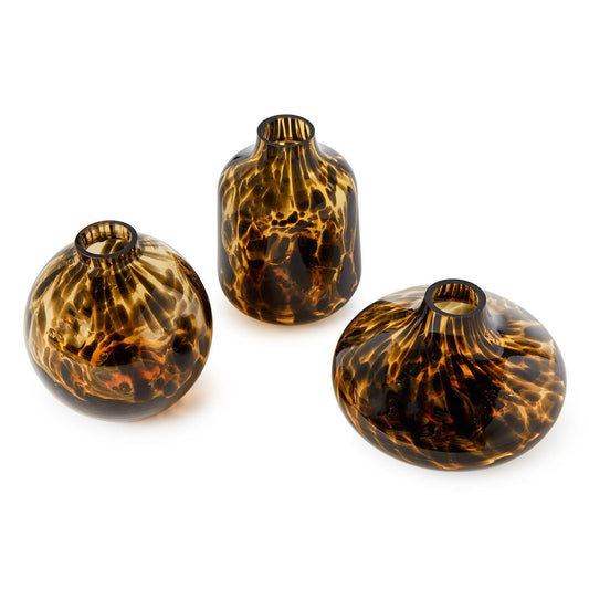 Tortoise Print Vases