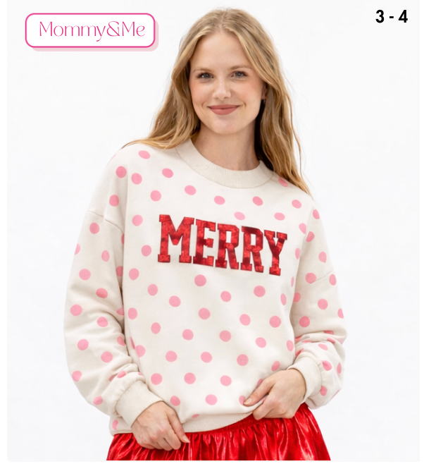 MERRY Polka Dot Top
