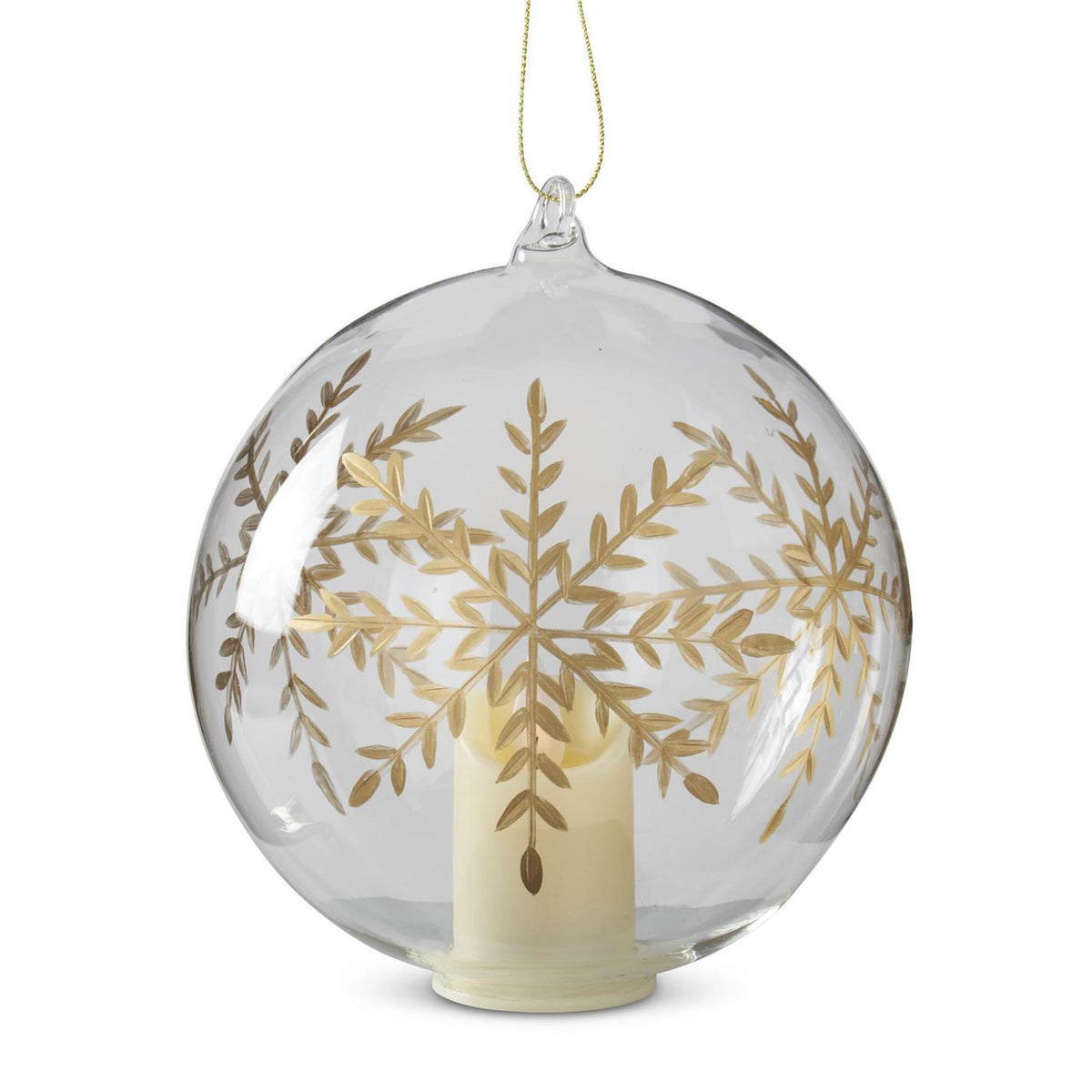 LED Snowflake Ornament 6''