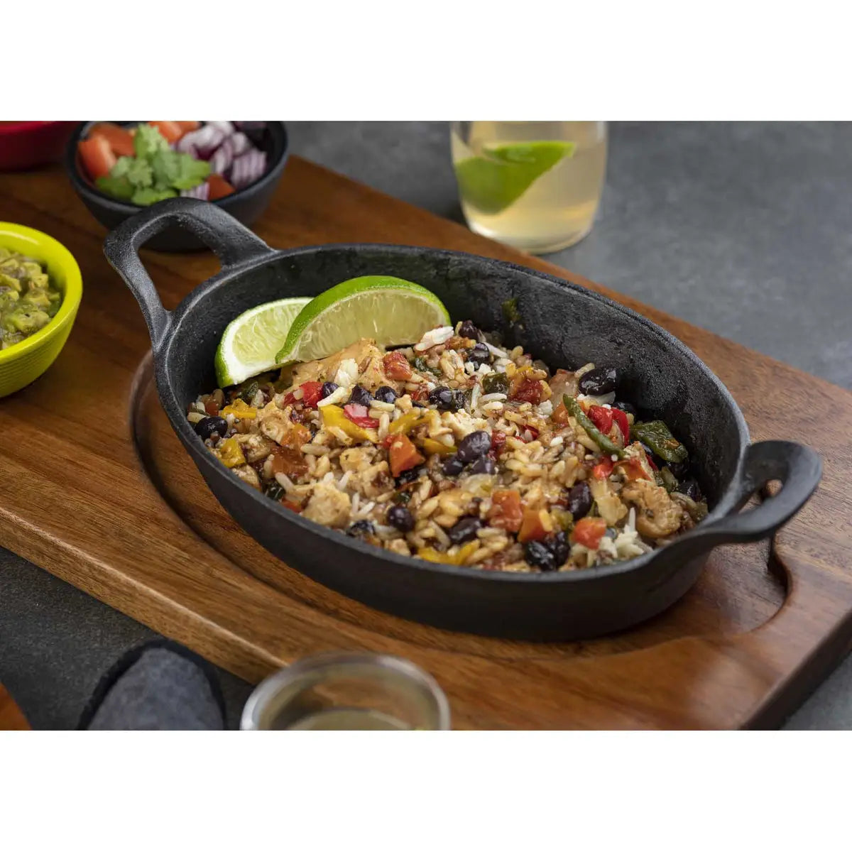 Oval Au Gratin Cast Iron Skillet