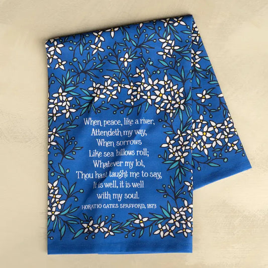 It Is Well Hymn Tea Towel