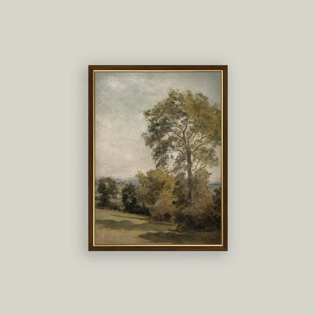 Tree Landscape Framed Art