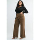 Super High Wide Leg Leopard Jeans