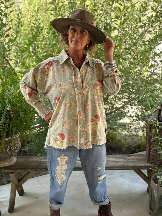 Floral Meadow Top by