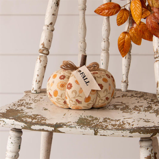 Floral Print Pumpkin