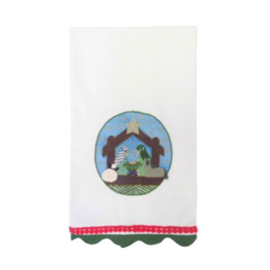 Nativity Stable Tea Towel