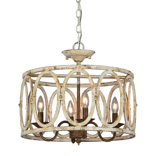 Sophie Semi Flush Convertible Chandelier