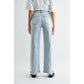 High-Rise Wide Leg Raw Hem Jean