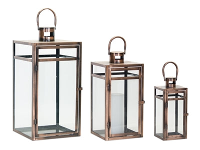 Metal & Glass Lantern