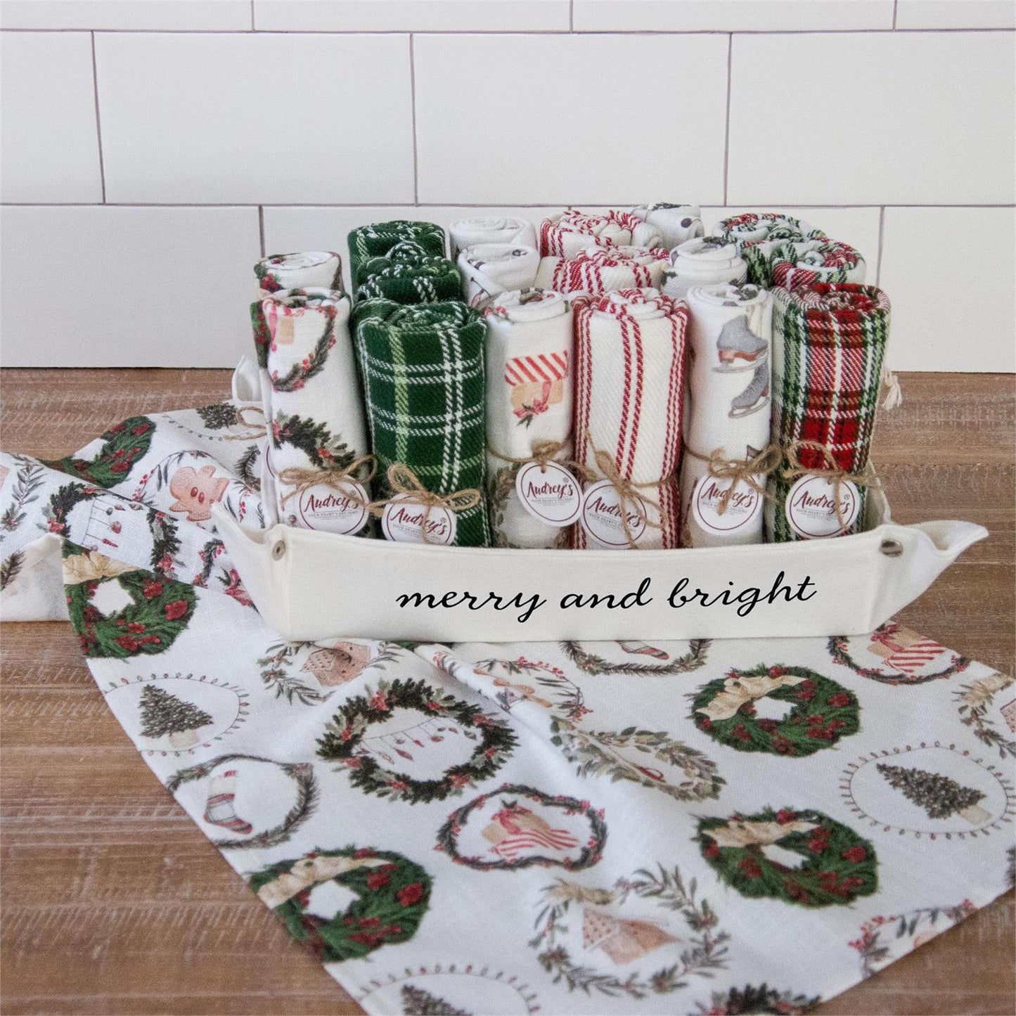 Assorted Christmas Tea Towels