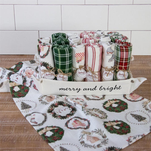 Assorted Christmas Tea Towels