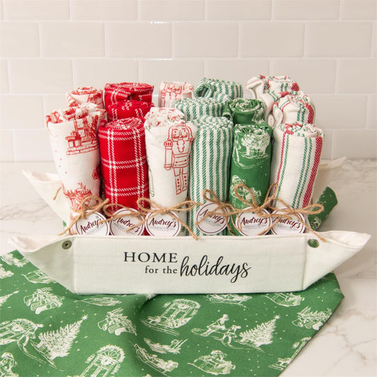 Assorted Home For The Holidays Tea Towels