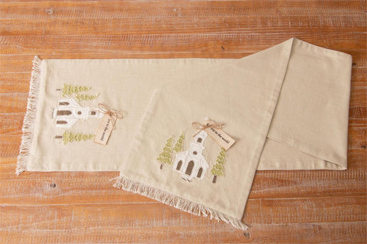Rustic Church Table Runner