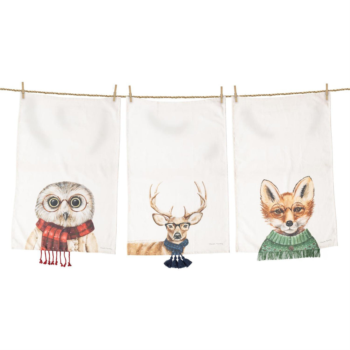 Cozy Critters Tea Towels