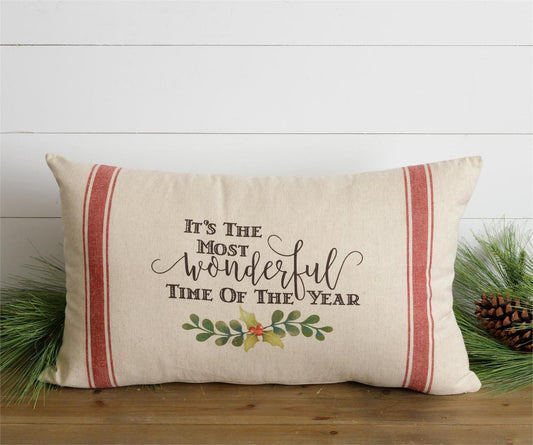 "Most Wonderful Time" Pillow