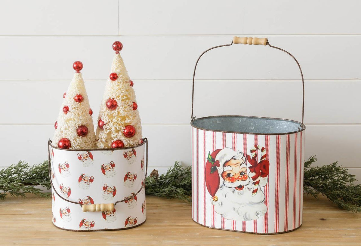 Vintage Santa Containers