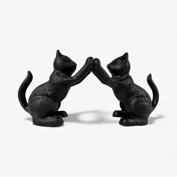 Cast Iron Cat Bookend