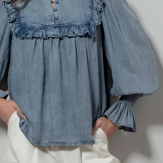 Ruffle Renaissance Blouse