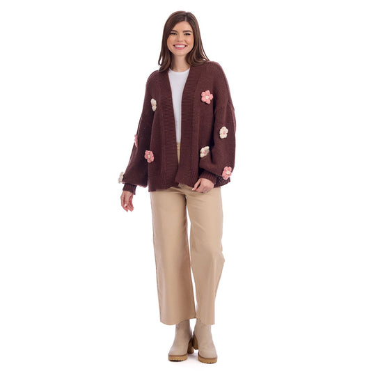 Dianne Icon Cardigan Brown