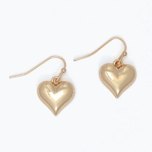 Polished Gold Hearts