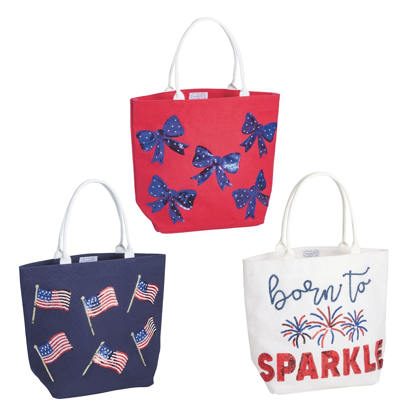 Americana Sparkle Totes