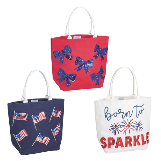 Americana Sparkle Totes