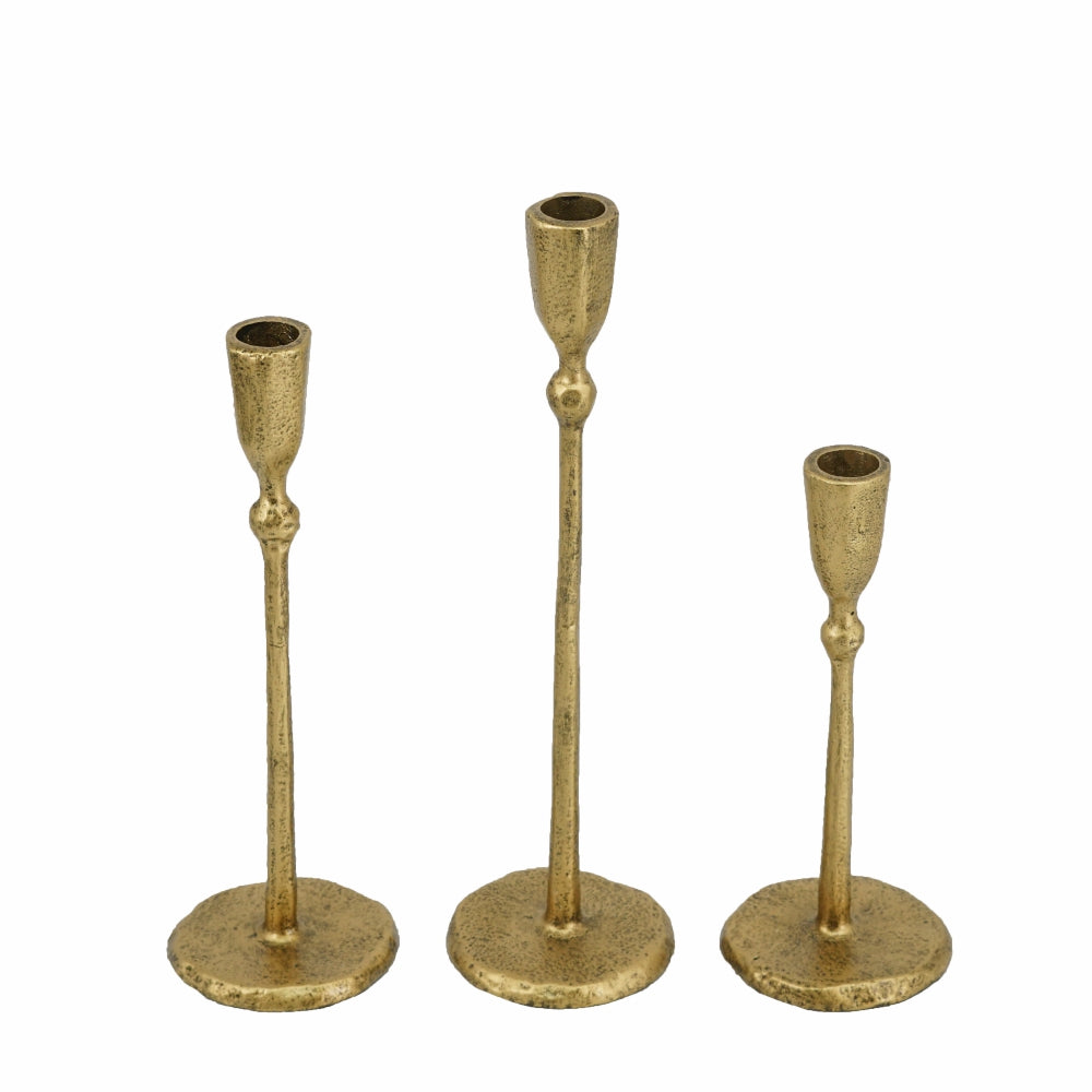 Gold Iron Candlesticks