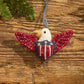 Patriotic Eagle Felt Ornament