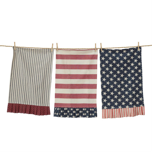 American Flag Tea Towel