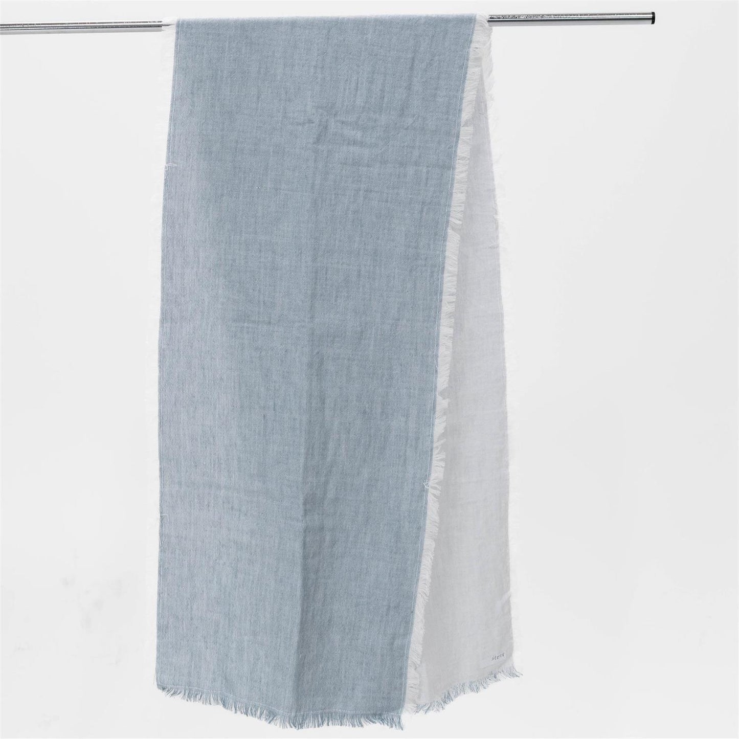 Soft Blue Chambray Table Runner