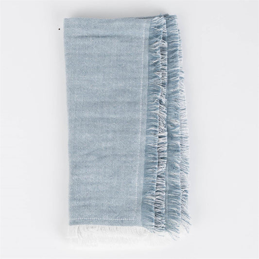 Soft Blue Chambray Napkins