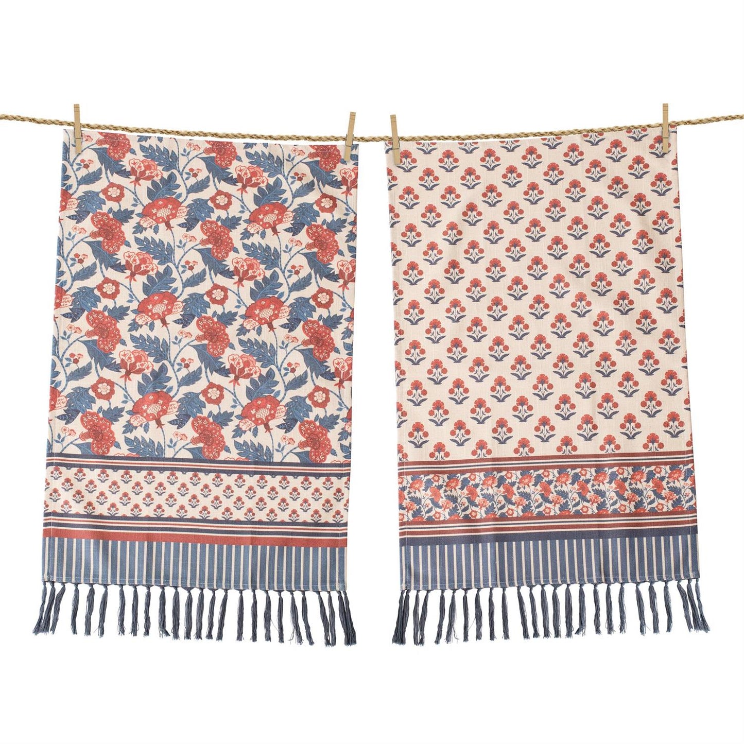 Americana Floral Tea Towel