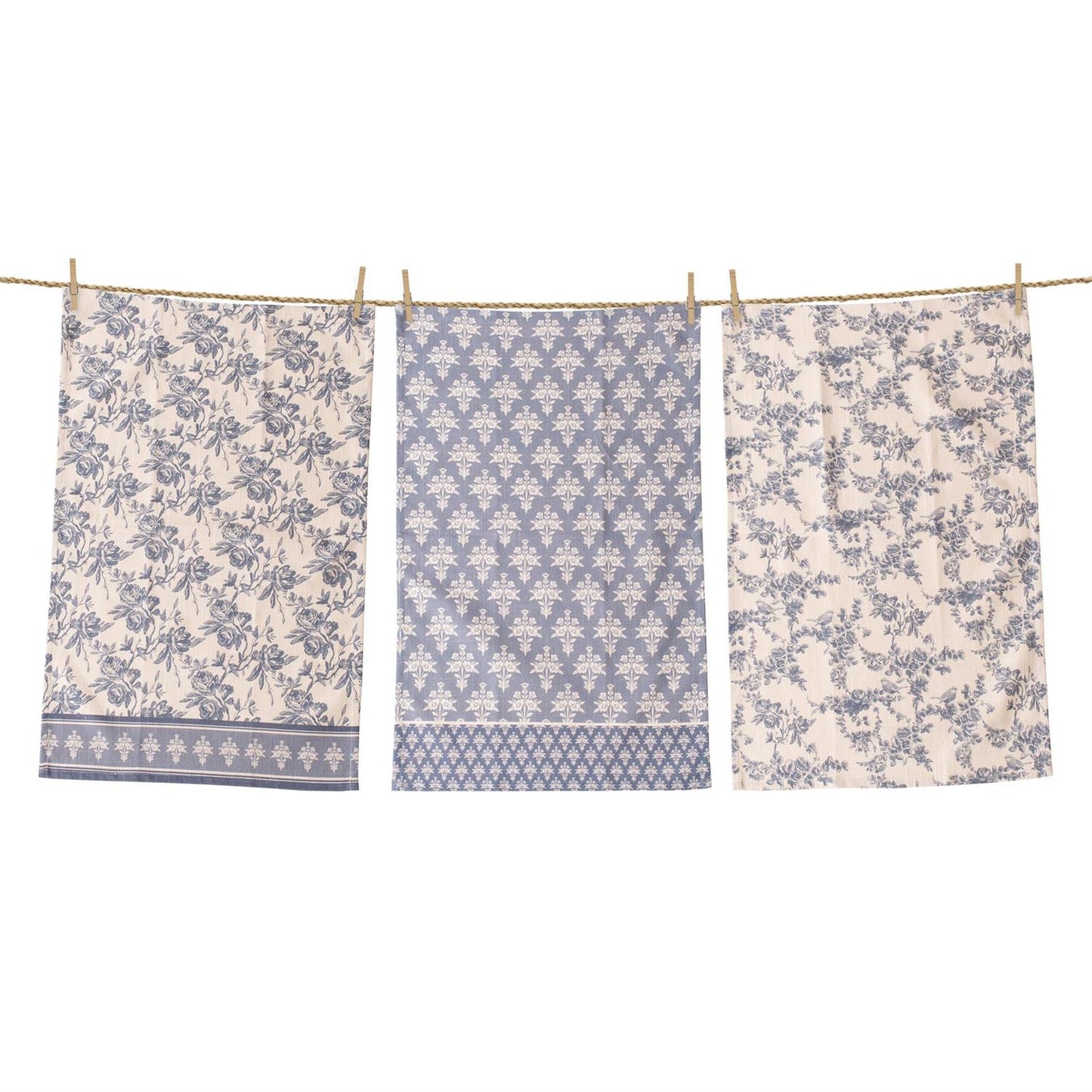 French Blue Tea Towels
