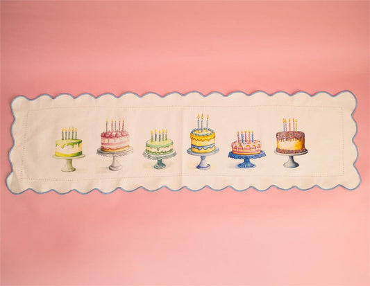Cakes Celebration Table Runner