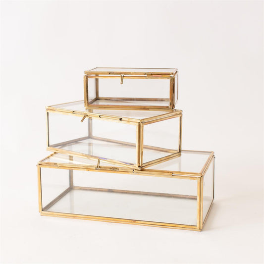 Gilded Edge Glass Box