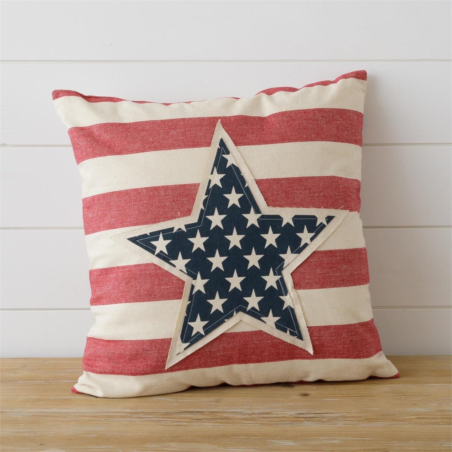 Stars & Stripes Patch Pillow
