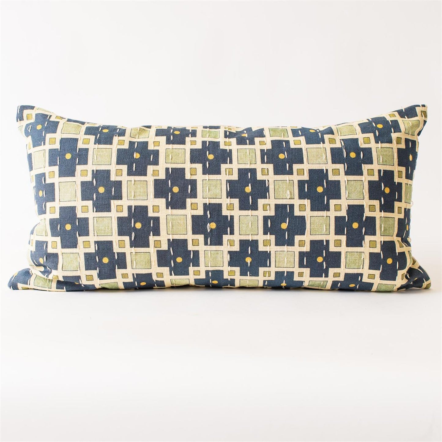 Terracotta Floral Reversible Lumbar Pillow