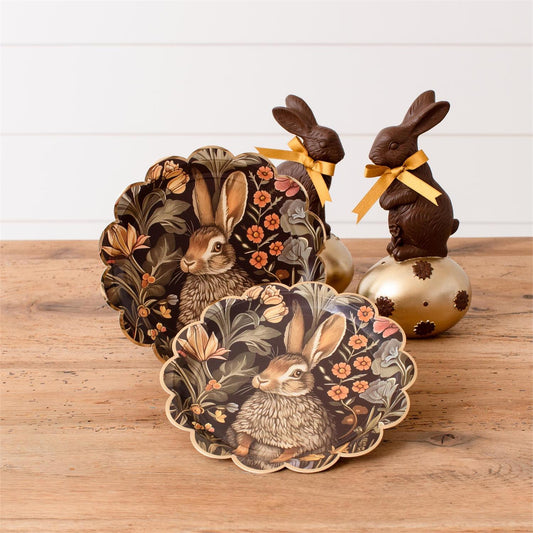 Woodland Rabbit Paper Plates