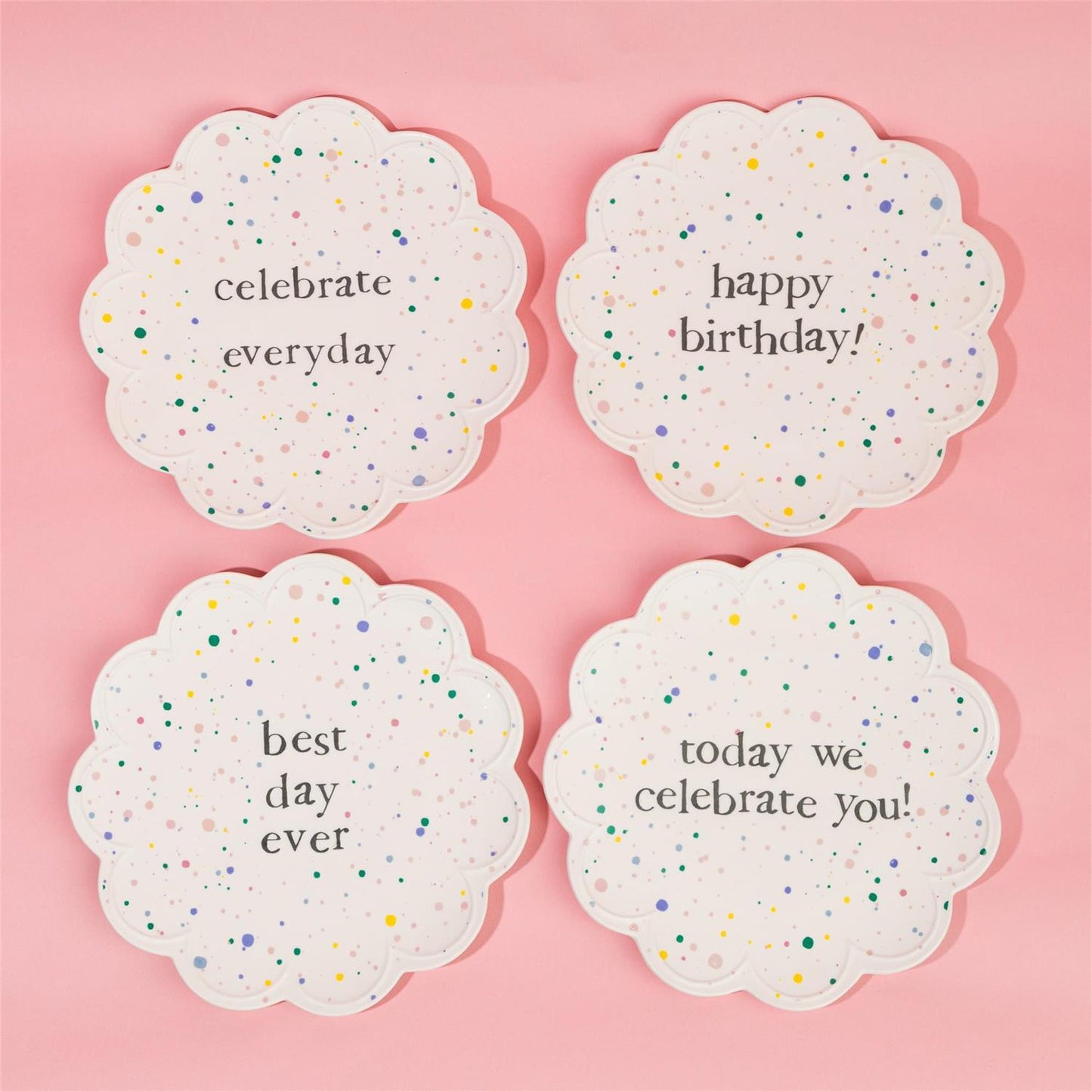 Celebrate Ceramic Plates